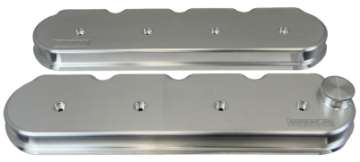 Picture of Moroso Chevrolet Small Block Valve Cover - 1 Cover w-2 Breathers - No Logo - Polished Alum - Pair