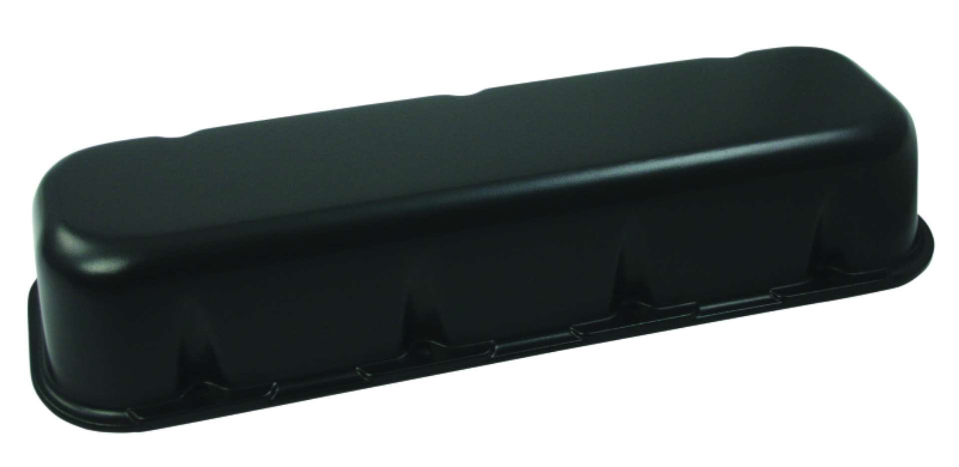 Picture of Moroso Chevrolet Big Block Valve Cover - Tall - No Logo - Black Wrinkle Finished Aluminum - Pair