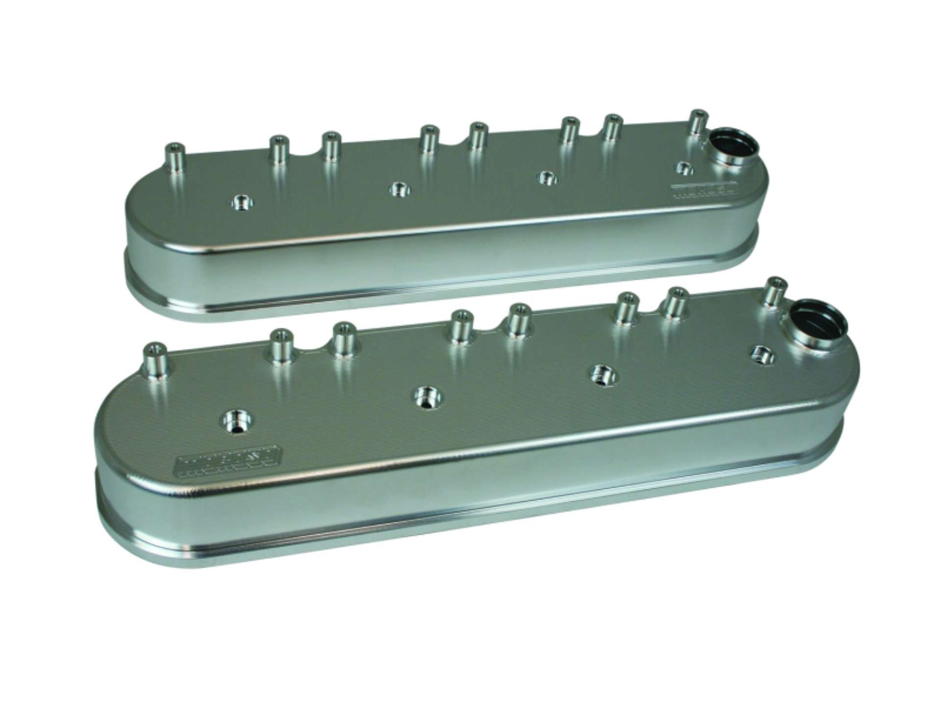 Picture of Moroso GM LS Valve Cover w-AEM-Holley-Other Smart Coils - Tall - Billet Aluminum - Pair