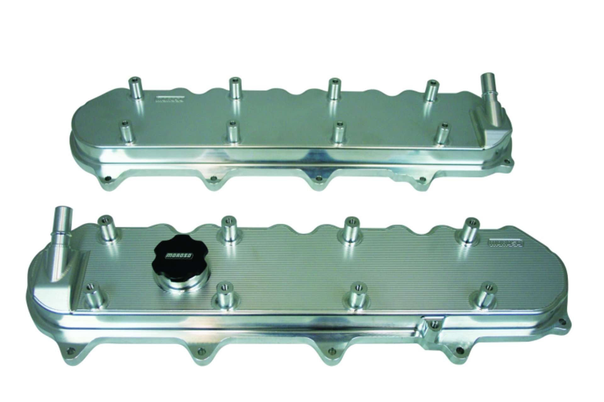 Picture of Moroso GM LT1-LT4-L86 Valve Cover - Oil Fill & PCV Ports on Each Cover - Billet Aluminum - Pair