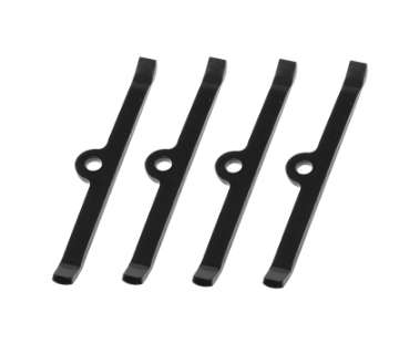 Picture of Moroso Chevrolet Small Block Valve Cover Hold Downs - Steel - Black Powder Coat - Set of 4