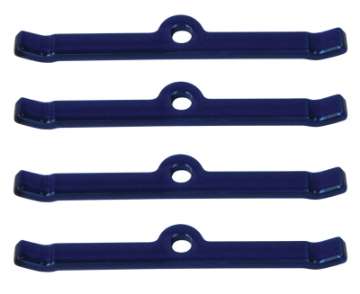 Picture of Moroso Chevrolet Small Block Valve Cover Hold Downs - Steel - Blue Powder Coat - Set of 4