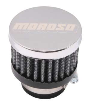 Picture of Moroso Filtered Valve Cover Breather - Clamp-On - 1in ID