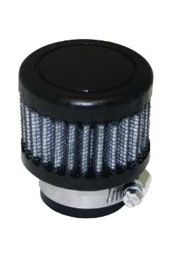 Picture of Moroso Filtered Valve Cover Breather - Clamp-On - 1in ID - Black Finish