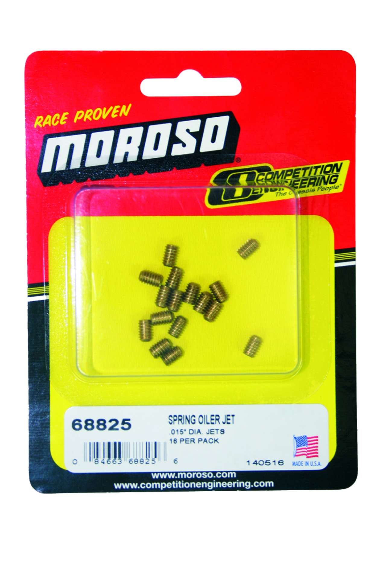 Picture of Moroso Spring Oiler Jets - -015in Diameter Orifice - 16 Pack