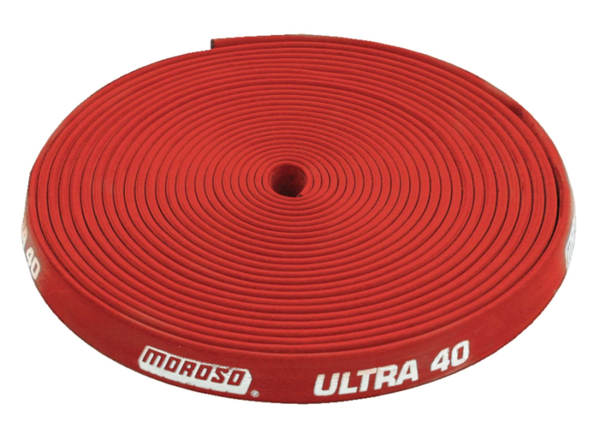 Picture of Moroso Insulated Spark Plug Wire Sleeve - Ultra 40 - 8-65mm - Red - 25ft Roll