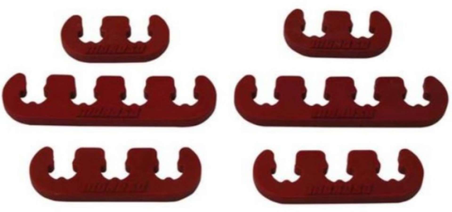 Picture of Moroso Spark Plug Wire Separator Kit - 7-9mm - Red