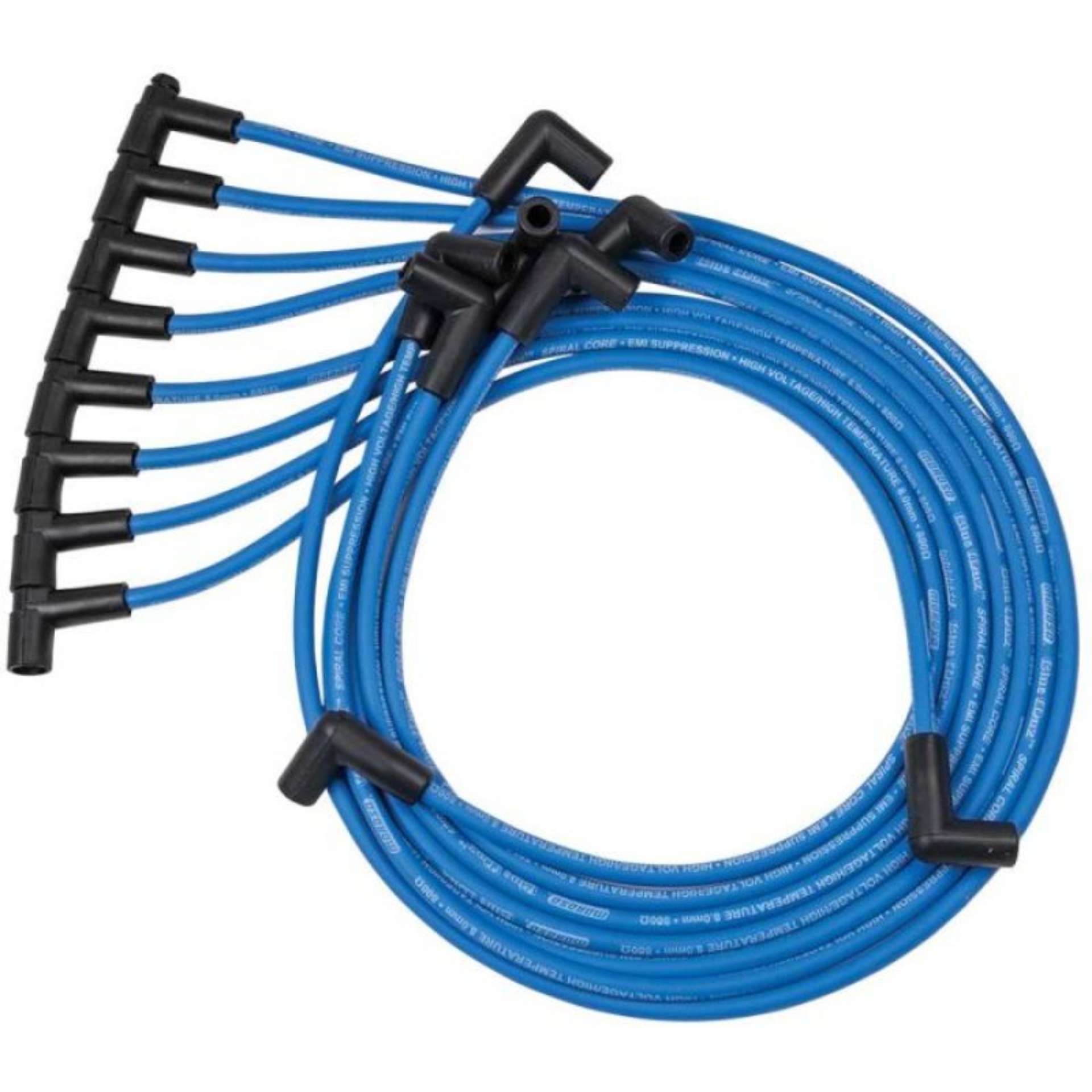 Picture of Moroso Custom Ignition Wire Set - Blue Max - Spiral Core