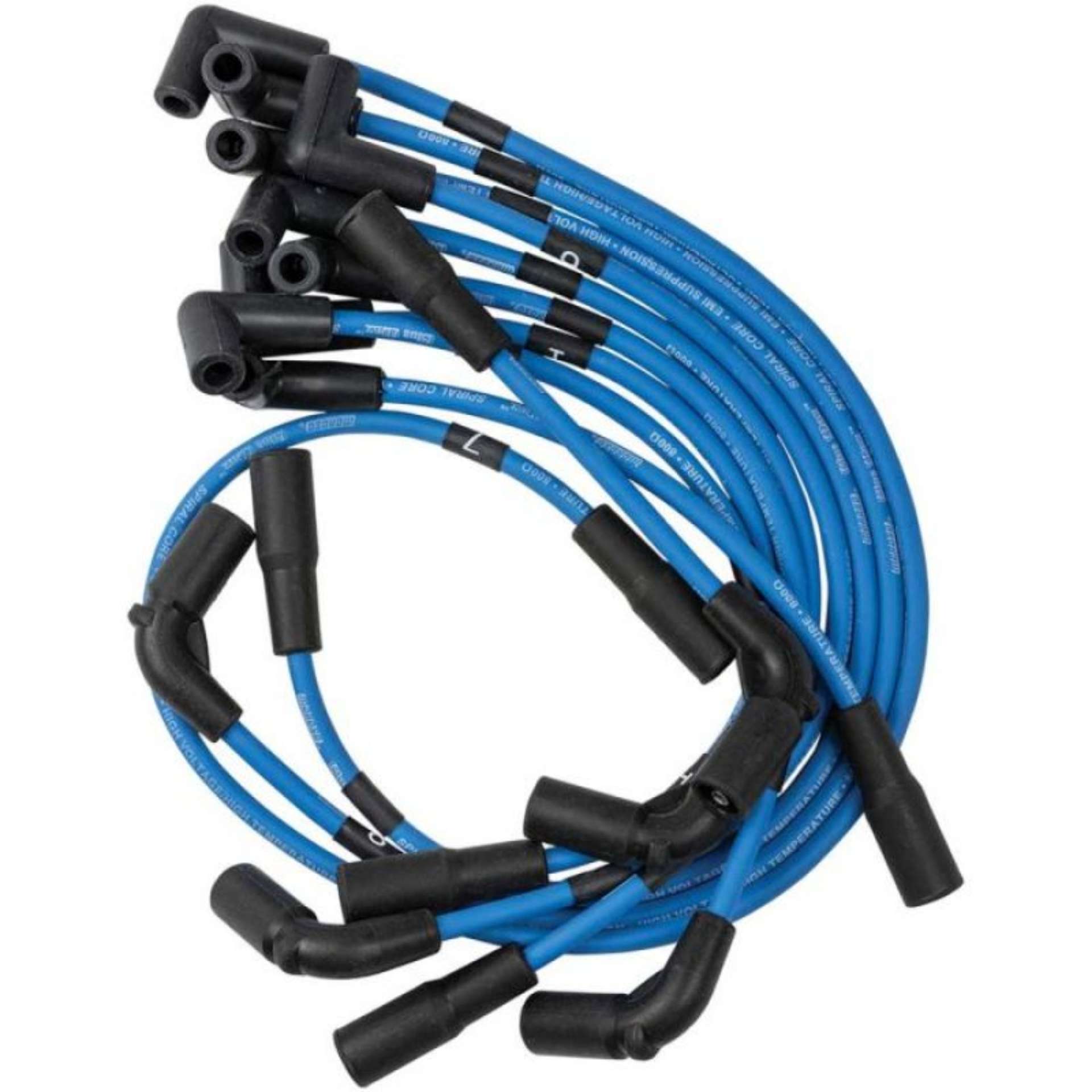 Picture of Moroso Custom Ignition Wire Set - Blue Max - Spiral Core