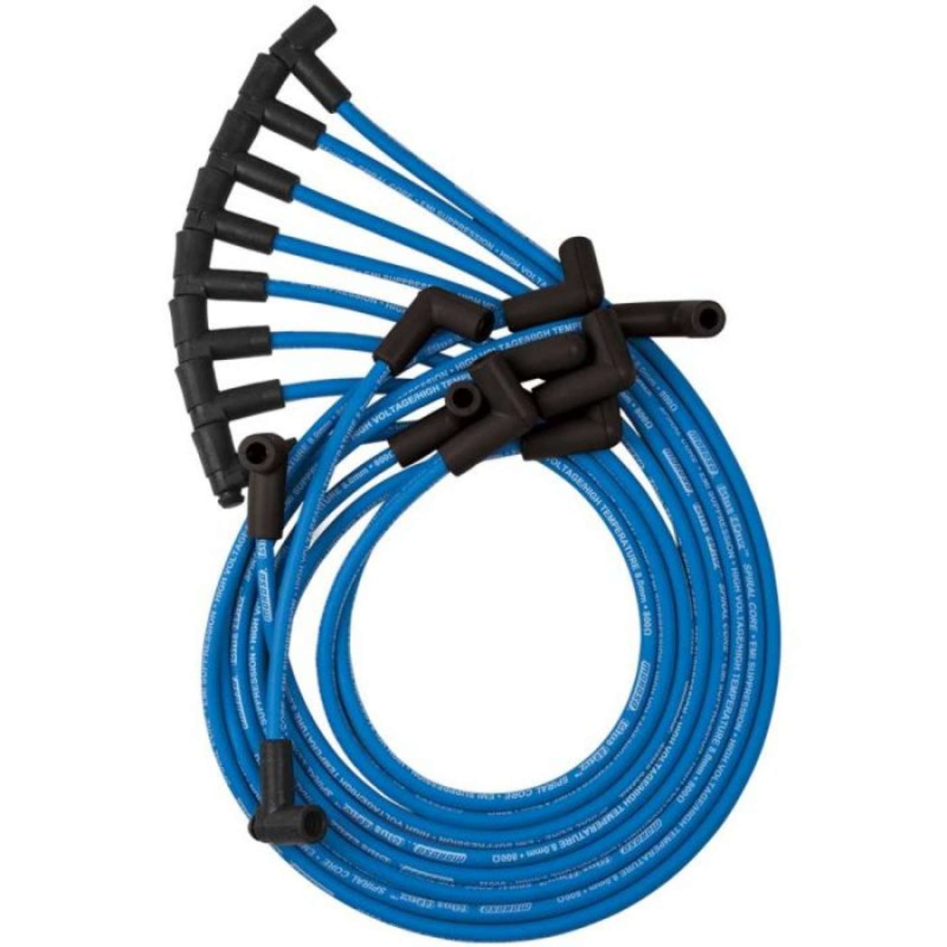 Picture of Moroso Custom Ignition Wire Set - Blue Max - Spiral Core