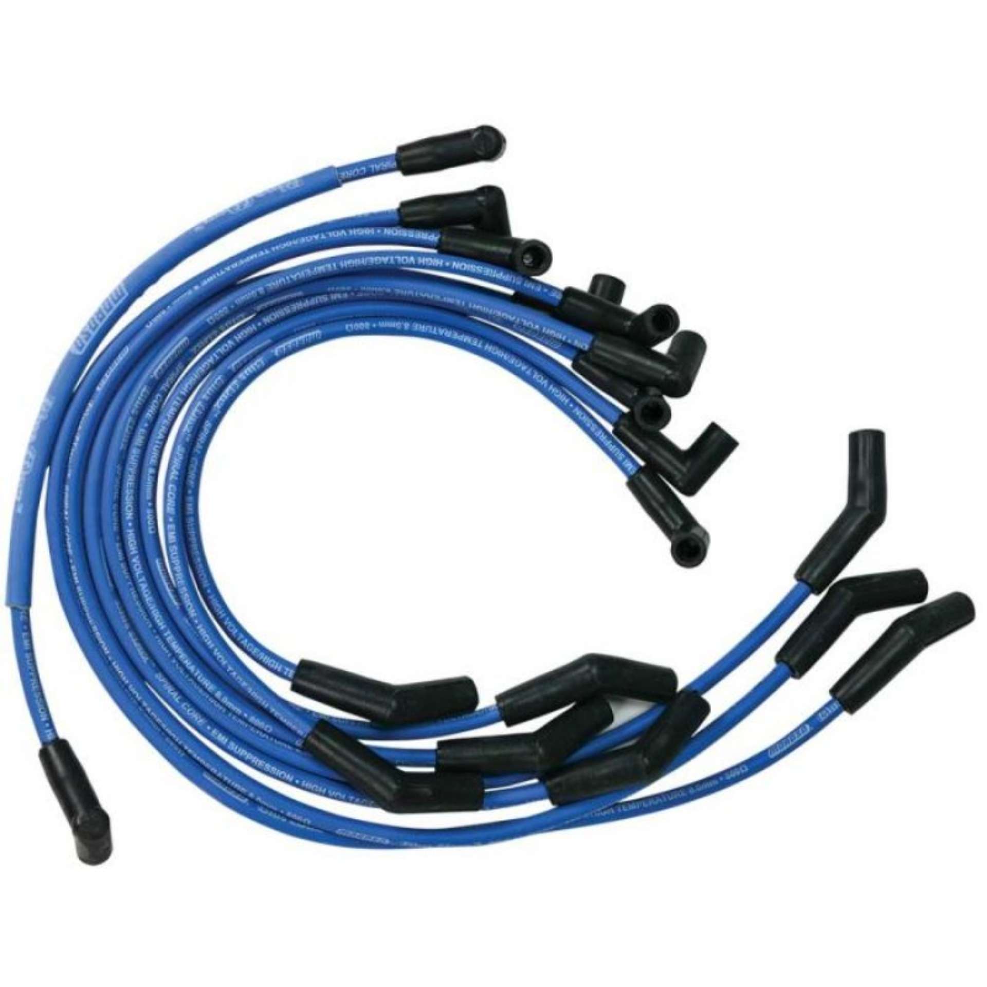 Picture of Moroso Custom Ignition Wire Set - Blue Max - Spiral Core