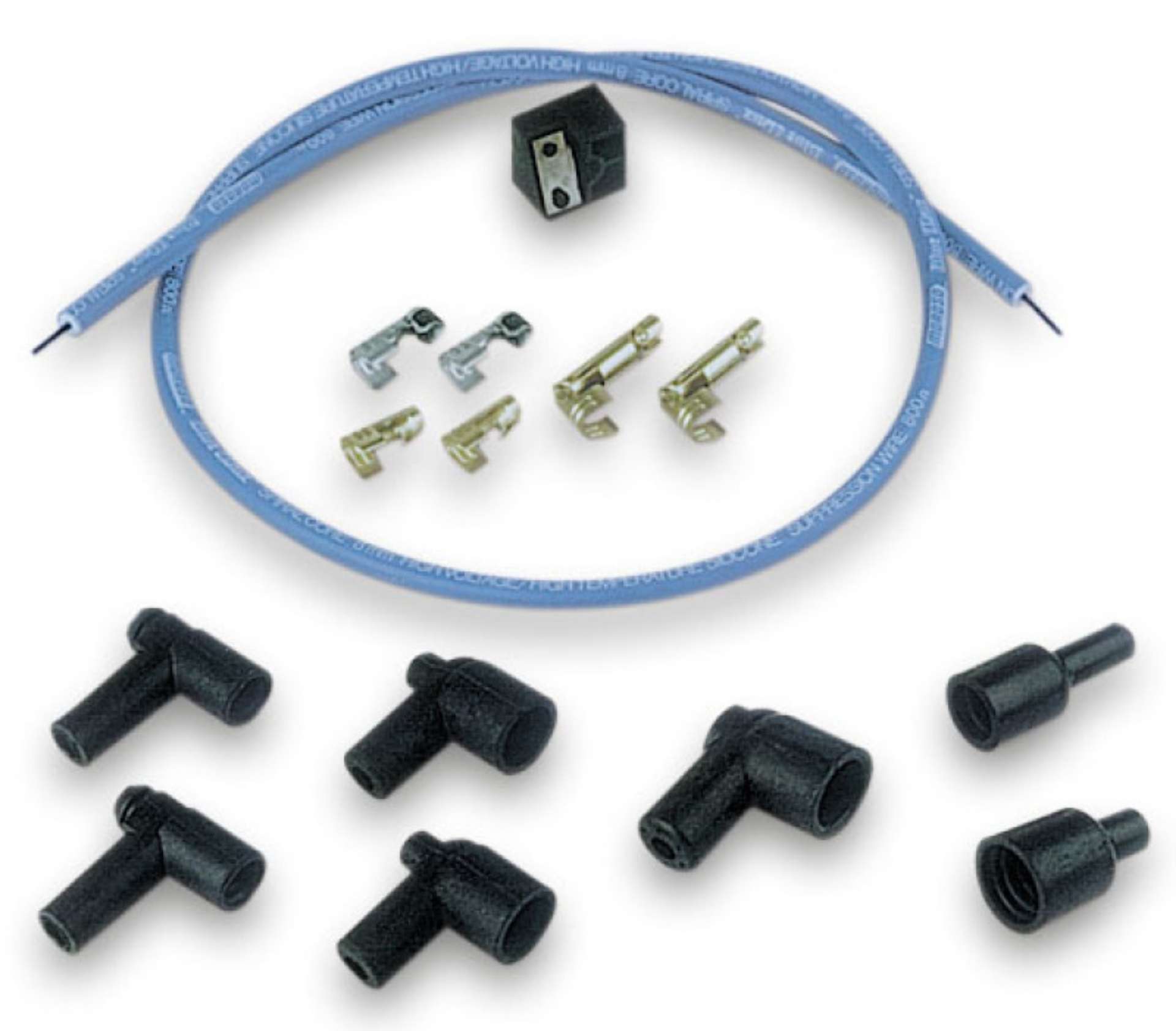 Picture of Moroso Ignition Coil Wire Kit - Blue Max - Spiral Core - 8mm - 3ft - Blue