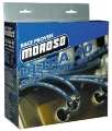 Picture of Moroso Chevrolet Small Block Ignition Wire Set - Ultra 40 - Unsleeved - HEI - Over Valve - Blue