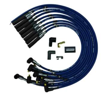 Picture of Moroso Chevrolet Big Block Ignition Wire Set - Ultra 40 - Unsleeved - Non-HEI - Over Valve - Blue