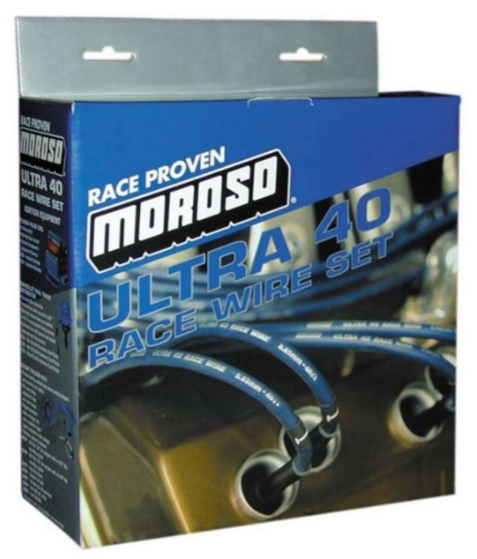 Picture of Moroso Chevrolet Big Block Ignition Wire Set - Ultra 40 - Unsleeved - HEI - Crab Cap - Red