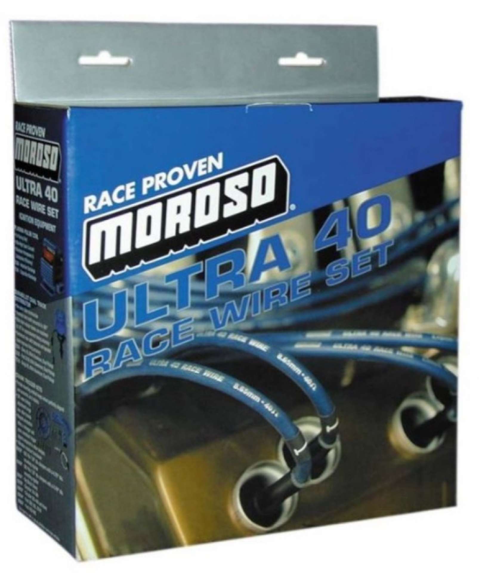 Picture of Moroso Chevrolet Big Block Ignition Wire Set - Ultra 40 - Unsleeved - HEI - Crab Cap - Red