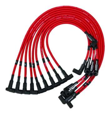 Picture of Moroso Chevrolet Small Block Sprint Car Ignition Wire Set - Ultra 40 - Unsleeved - HEI - Red