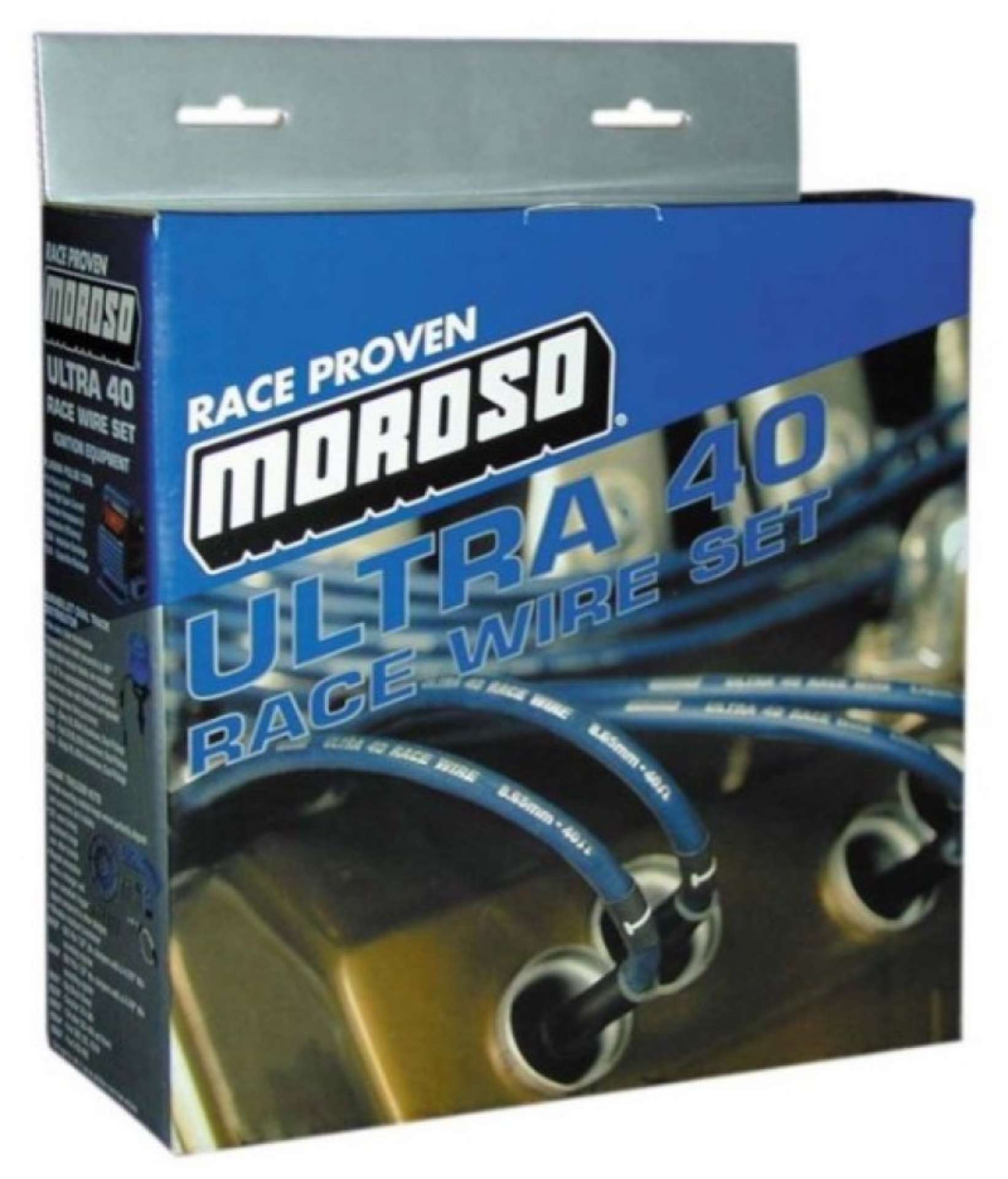 Picture of Moroso Ford 289-302 Ignition Wire Set - Ultra 40 - Unsleeved - HEI - Under Header - Black