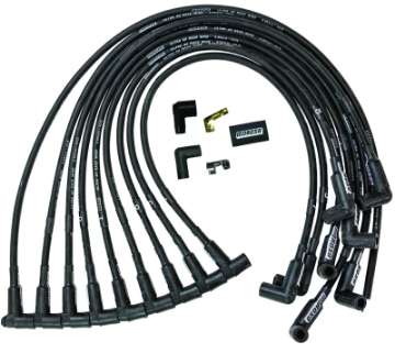 Picture of Moroso Chevrolet Big Block Ignition Wire Set - Ultra 40 - Unsleeved - HEI - 135 Degree - Black