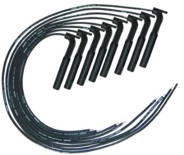 Picture of Moroso Universal-Hemi-BAE-AJPE Ignition Wire Set - Ultra 40 - Unsleeved - Long Handle - Black