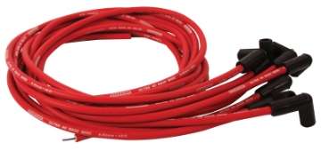 Picture of Moroso Universal Ignition Wire Set - Ultra 40 - Unsleeved - 90 Degree - Red