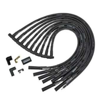 Picture of Moroso Chevrolet Big Block Ignition Wire Set - Ultra 40 - Sleeved - HEI - Straight - Black