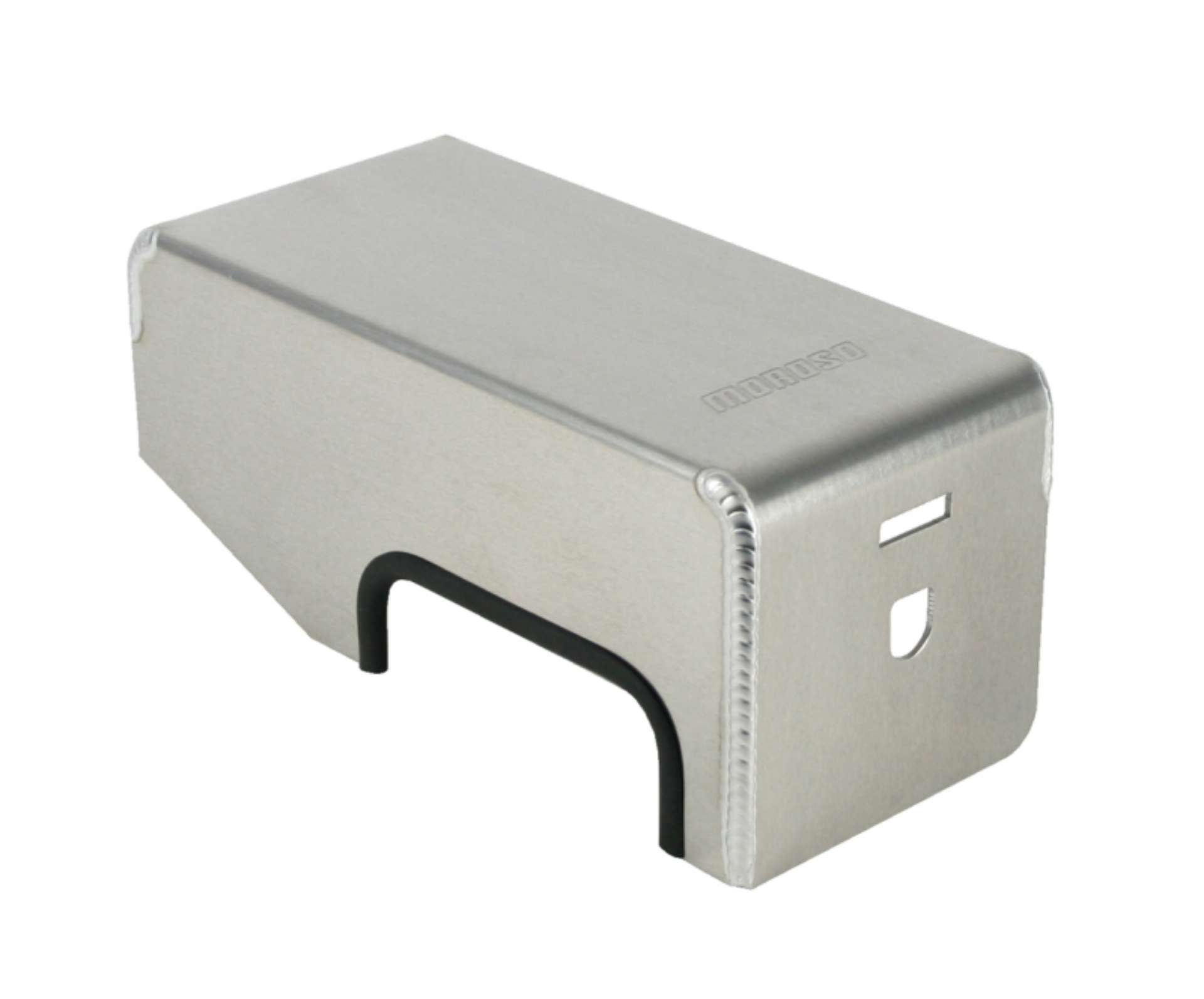 Picture of Moroso 05-09 Ford Mustang Fuse Box Cover - Over Plastic Fuse Box - Fabricated Aluminum