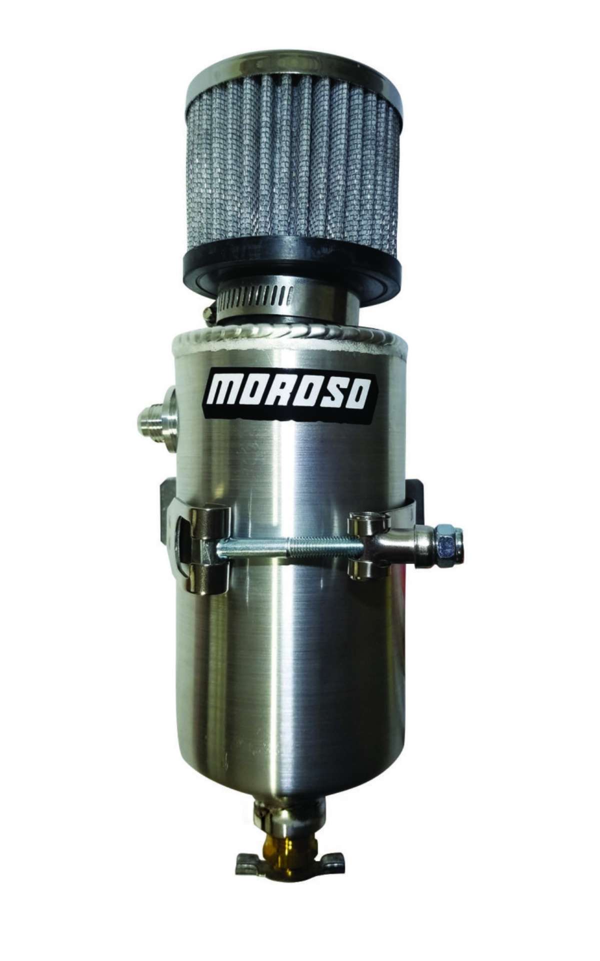 Picture of Moroso Breather Tank-Catch Can -6An Male Fitting - Aluminum