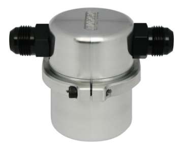 Picture of Moroso Universal Air-Oil Separator Catch Can -12An Inlet-Outlet - Billet Aluminum