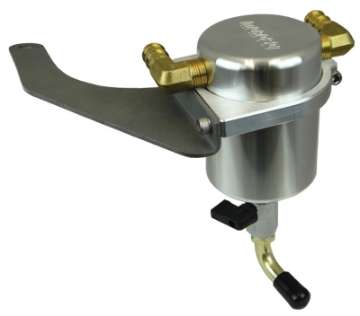 Picture of Moroso 15-19 Ford Mustang EcoBoost Air-Oil Separator Catch Can - Large Body - Billet Aluminum