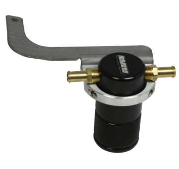 Picture of Moroso 95-99 BMW M3 Air-Oil Separator Catch Can - Small Body - Billet Aluminum - Black Finish