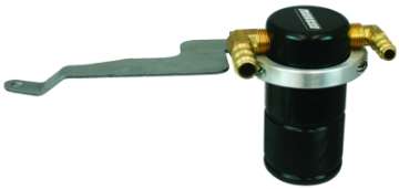 Picture of Moroso 15-Up Subaru WRX Air-Oil Separator Catch Can - Small Body - Billet Aluminum - Black Finish