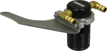 Picture of Moroso 15-17 Ford Mustang GT Air-Oil Separator Catch Can - Small Body - Billet Aluminum - Black