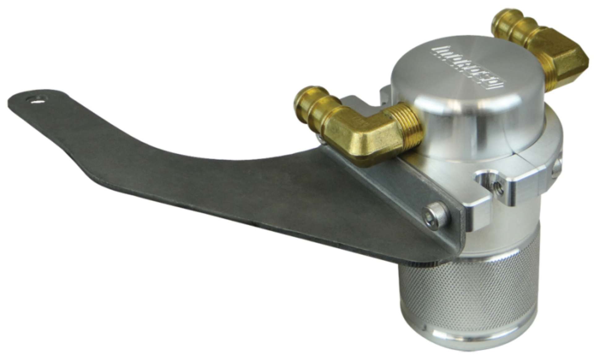 Picture of Moroso 15-18 Ford Mustang EcoBoost Air-Oil Separator Catch Can - Small Body - Billet Aluminum