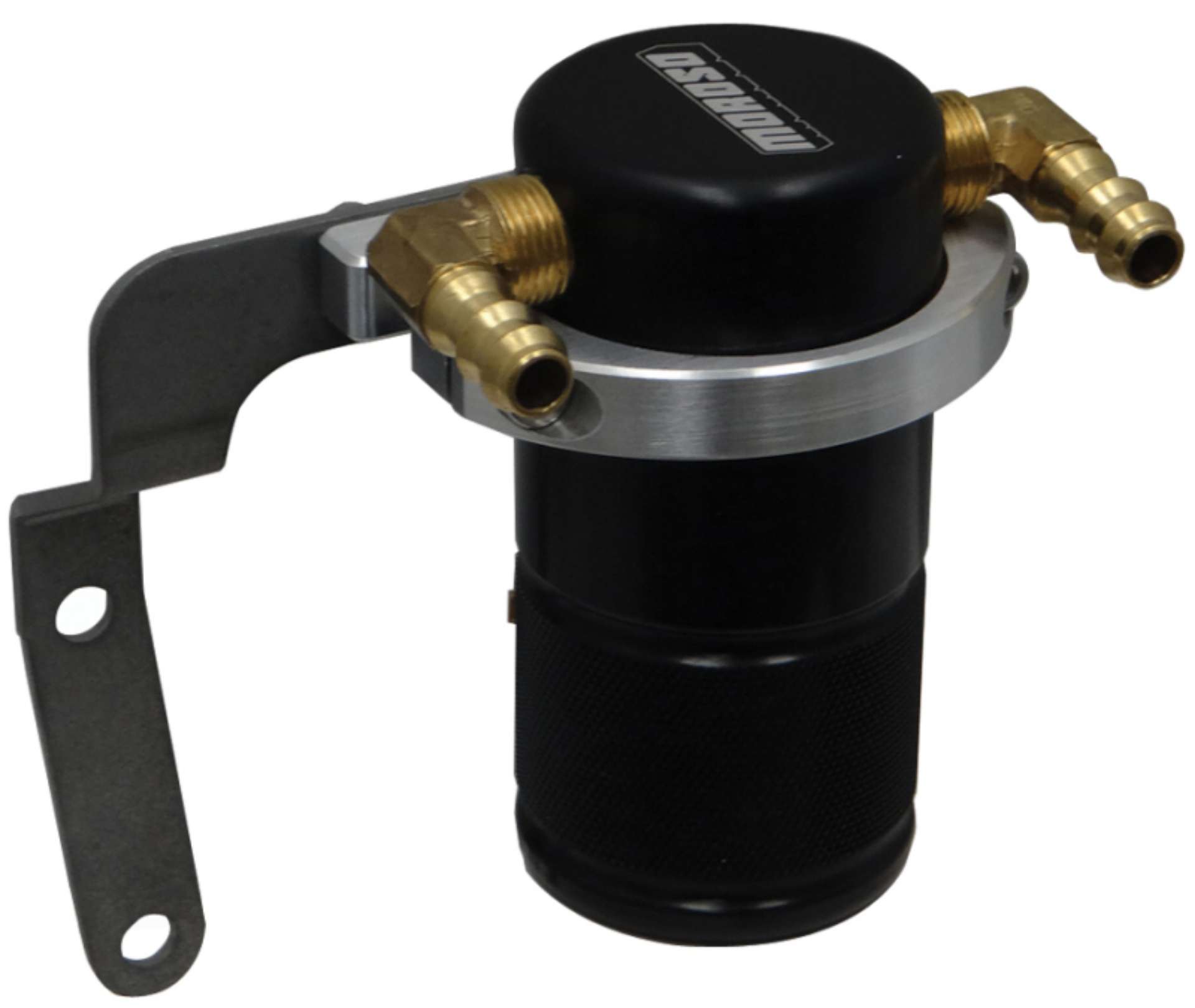 Picture of Moroso 14-19 Chevrolet Corvette Non ZO6 Air-Oil Separator Catch Can - Small Body - Billet Alum -Bk