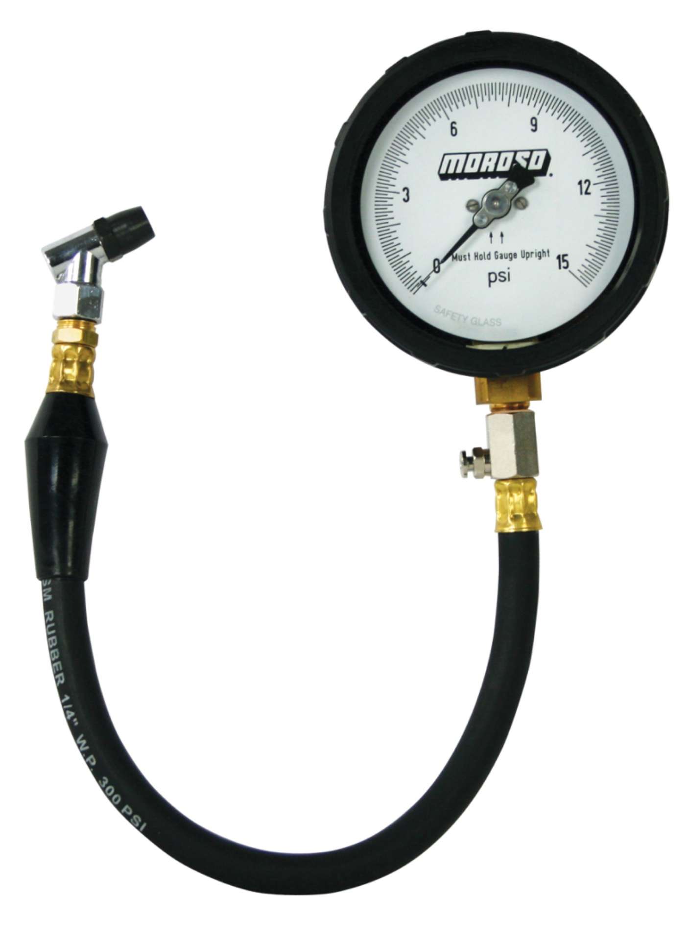 Picture of Moroso Tire Pressure Gauge 0-15psi - 4in Display - 1-2 Percent Accuracy