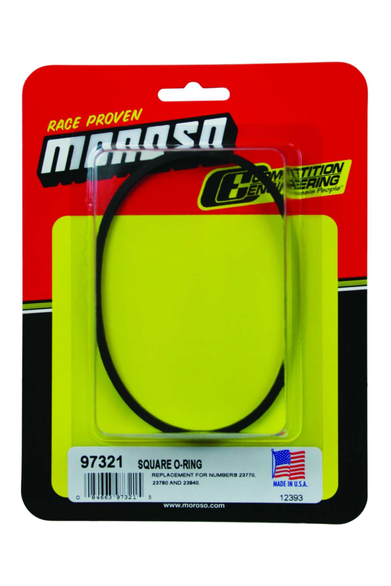 Picture of Moroso Square O-Ring Replacement for Part No 23770-23780-23840-23890