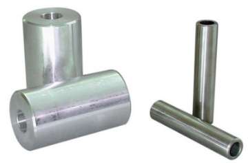 Picture of Moroso Spring Eye Bushing - 2in OD x 3-5-8in Long - 1-2in Bolt - Aluminum - Pair