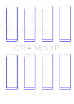 Picture of King Ford Zetec S-Ecoboost 1-6 Size -026 Connecting Rod Bearing Set of 6