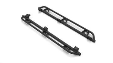 Picture of N-Fab Trail Slider Steps 16-20 Toyota Tacoma Crew Cab All Beds - SRW - Textured Black