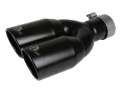 Picture of MACH Force-Xp 409 Stainless Steel Clamp-on Exhaust Tip 2-5in Inlet 3-5in Outlet - Black