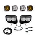 Picture of Baja Designs 2020+ Ford Super Duty Fog Lights FPK Amber SAE-Pro DC Baja Designs w-Upfitter