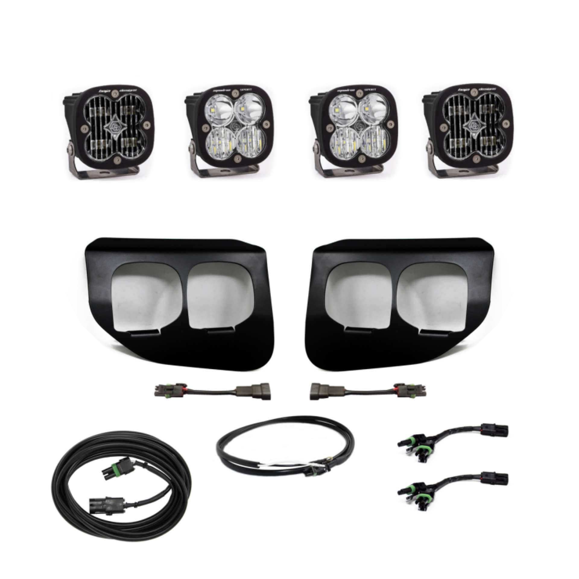 Picture of Baja Designs Ford Super Duty 20-On Fog Lights Dual FPK SAE-Sport DC Baja Designs w-Upfitter