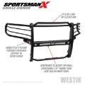 Picture of Westin 19-21 Ram 1500 Sportsman X Grille Guard - Textured Black Excluding Classic & Rebel