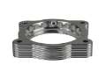 Picture of aFe 02-09 Chevrolet Trailblazer- 02-09 GMC Envoy L6 4-2L Silver Bullet Throttle Body Spacer - Silver