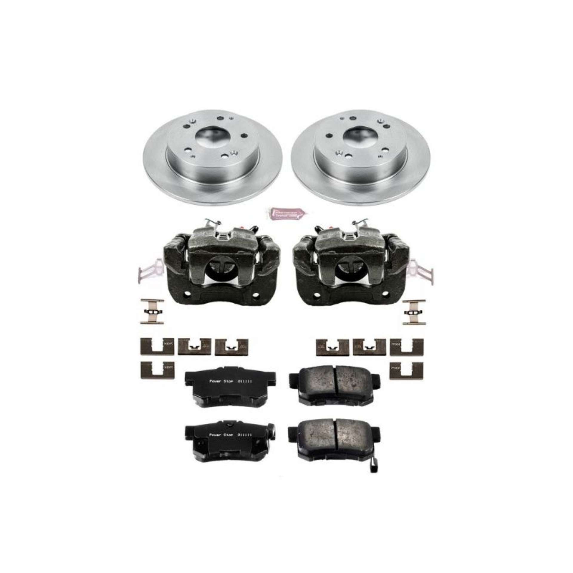 Picture of Power Stop 97-01 Acura Integra Rear Autospecialty Brake Kit w-Calipers