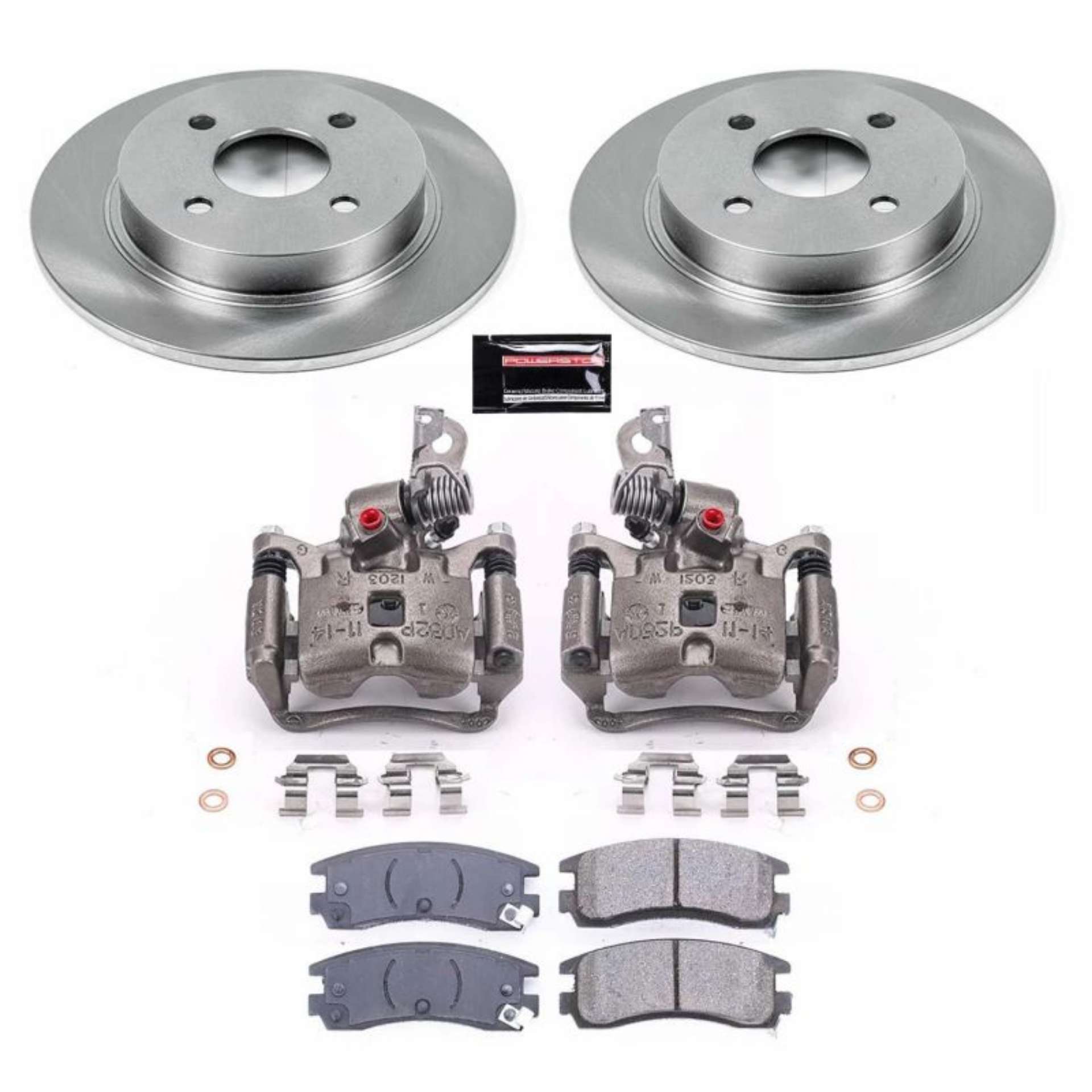 Picture of Power Stop 96-98 Saturn SC1 Rear Autospecialty Brake Kit w-Calipers