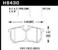 Picture of Hawk 00-07 Ford Focus HT-10 Race Rear Brake Pads