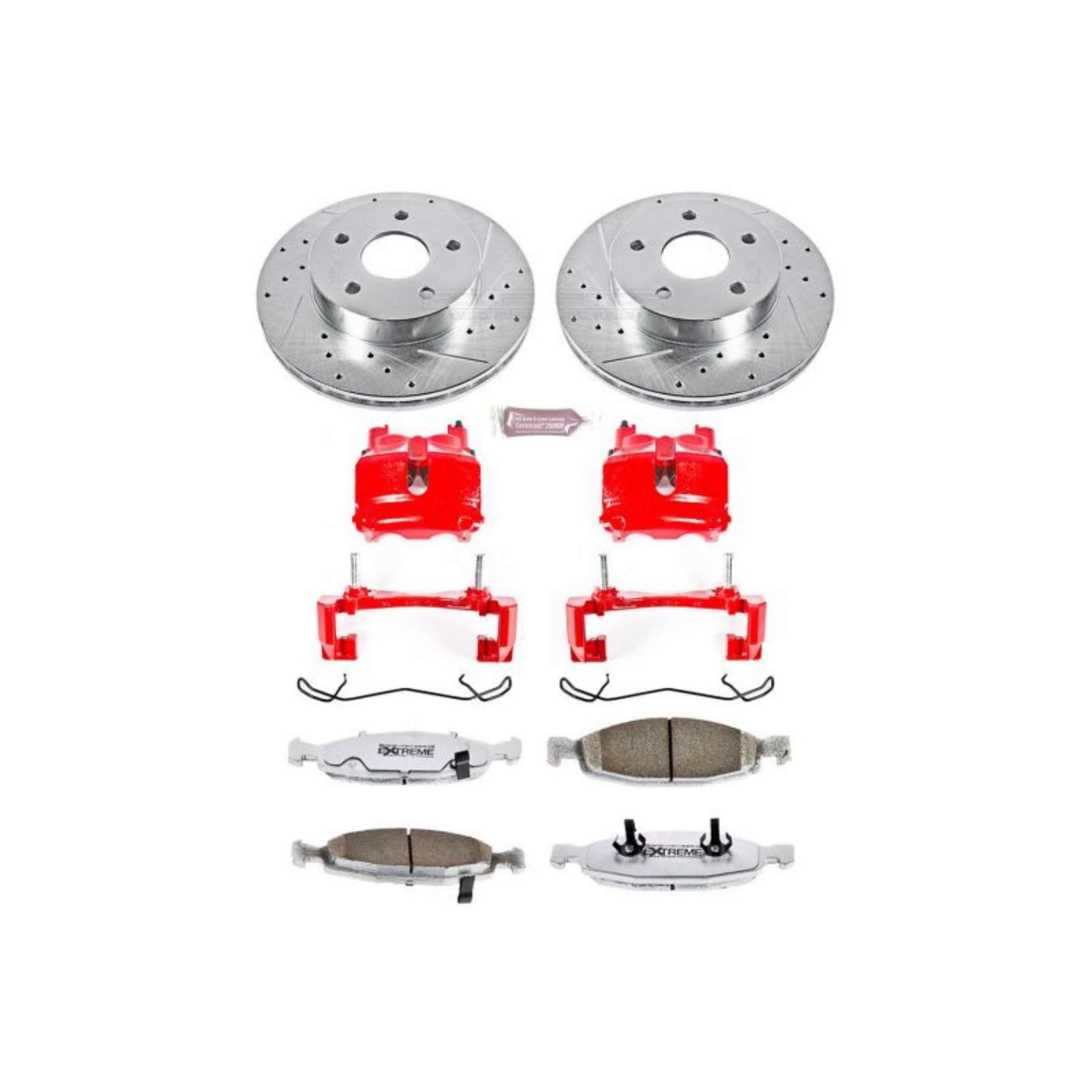 Picture of Power Stop 99-02 Jeep Grand Cherokee Front Z26 Street Warrior Brake Kit w-Calipers