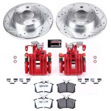 Picture of Power Stop 01-05 Audi Allroad Quattro Rear Z26 Street Warrior Brake Kit w-Calipers